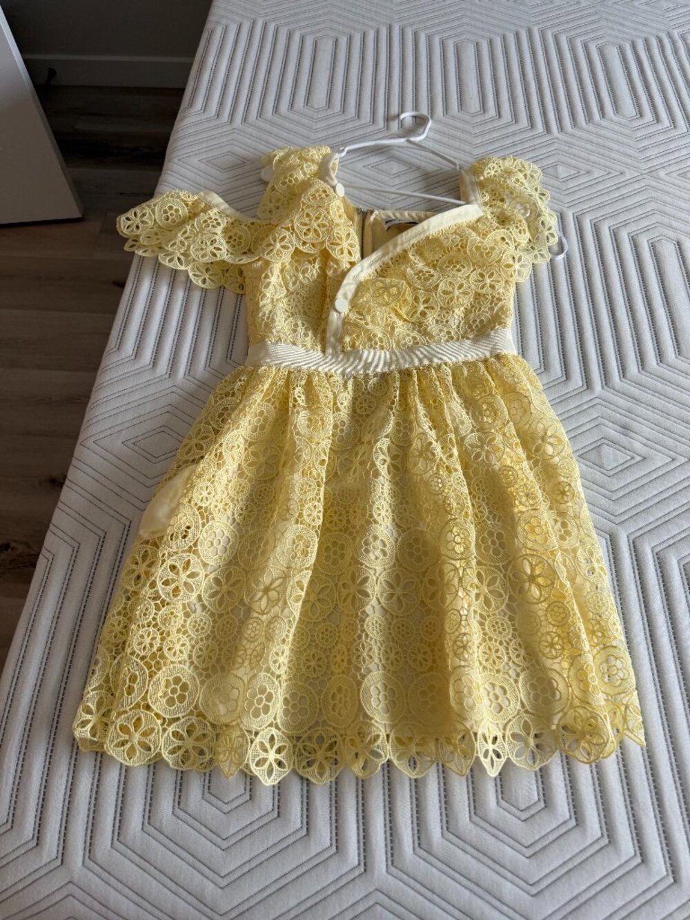 Yellow self portrait dress, US size 6, never worn.